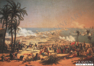 Battle of Aboukir Bay 25th July 1798 by Louis Lejeune.