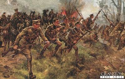 Charge of the First Life Guards at the battle of Klein Zillebeke November 6th 1914 by Harry Payne.