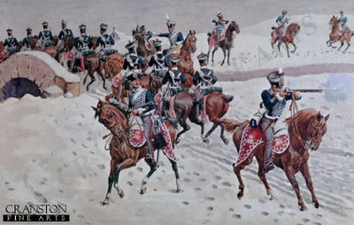 10th Hussars, Retreat from Corunna by Richard Simkin.