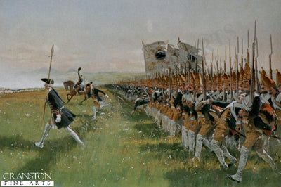 Battalion Grenadier-Garde in der Schlacht bei Hohen Friedberg by Carl Rochling.