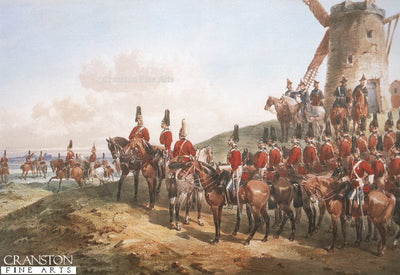 The 1st (Royal) Dragoons, Brighton 1866 by Orlando Norie.