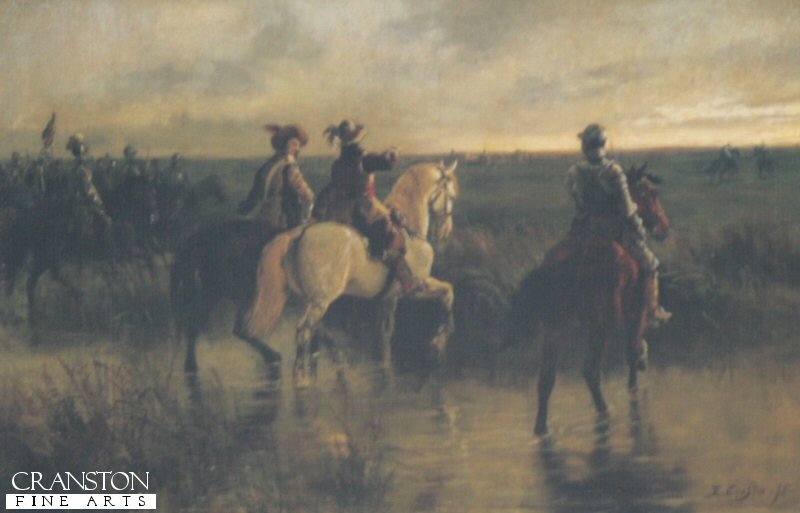 Prince Rupert and his Staff by Ernest Crofts.