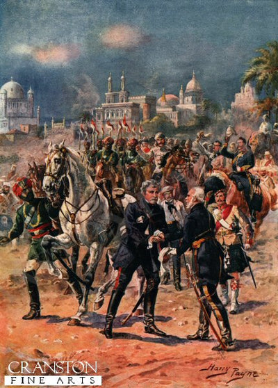 The Meeting of Sir Colin Campbell and General Outram by Harry Payne
