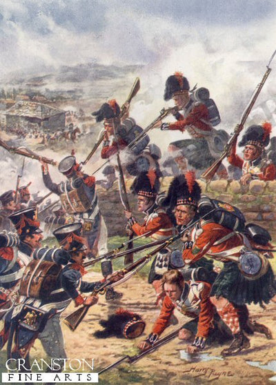 The Attack of the Black Watch, Battle of Corunna by Harry Payne.