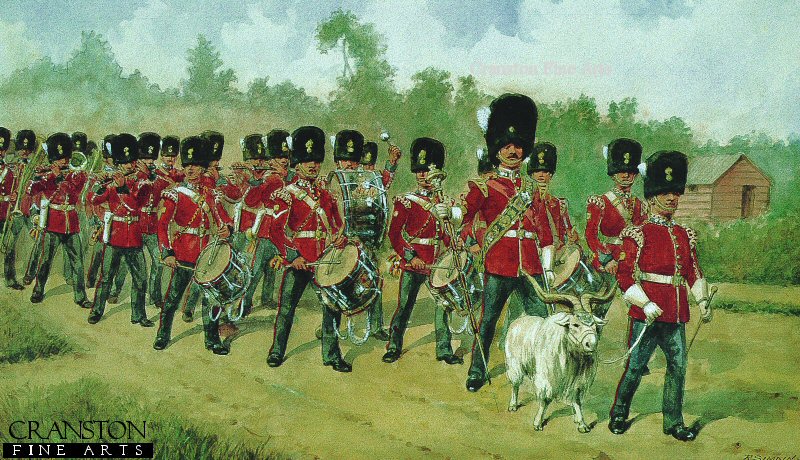 Royal Welch Fusiliers Band by Richard Simkin.