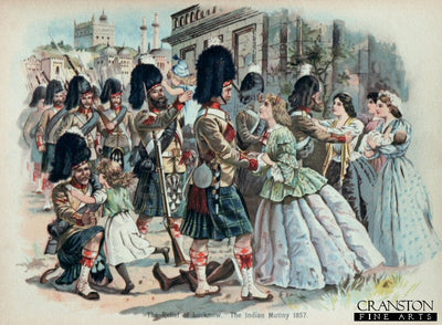 The Relief of Lucknow - The Indian Mutiny, 1857 by Harry Payne.