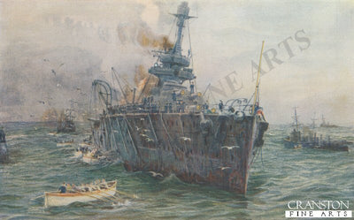 Saving the Crew of Audacious by W L Wyllie.