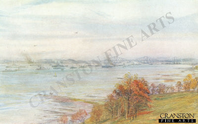 Battleships in the Forth by W L Wyllie.