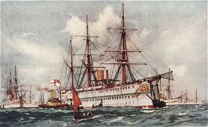 The Veterans of the Old Trooping Service by Charles Dixon. [print]