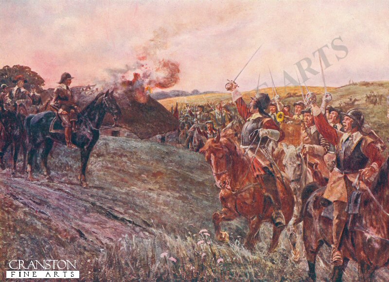 After Naseby, June 14th 1645 by William Barnes Wollen. [Postcard]