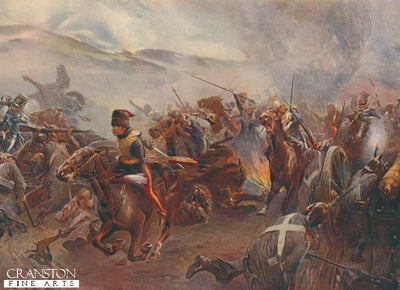 Balaclava, October 25th 1854: The Charge of the Light Brigade by Christopher Clark. [Postcard]