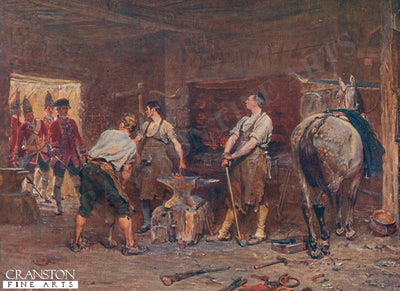 1746: After Culloden: Rebel Hunting by Seymour Lucas. [Postcard]