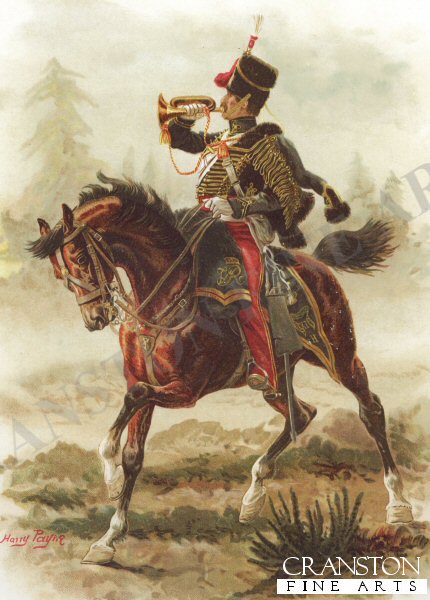 Sounding the Alarm, Crimea 1854 by Harry Payne. [Postcard]