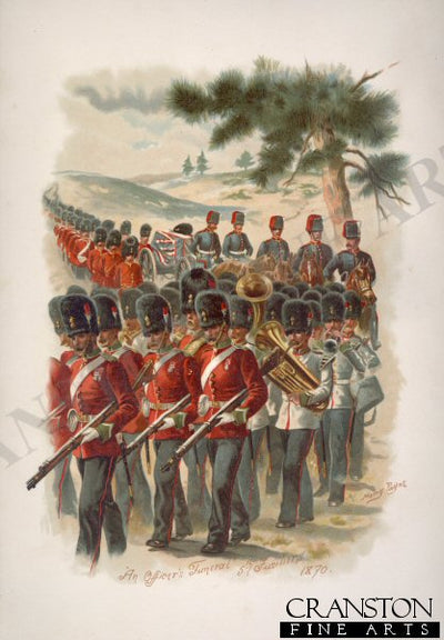 An Officer&#39;s Funeral by Harry Payne [Antique]