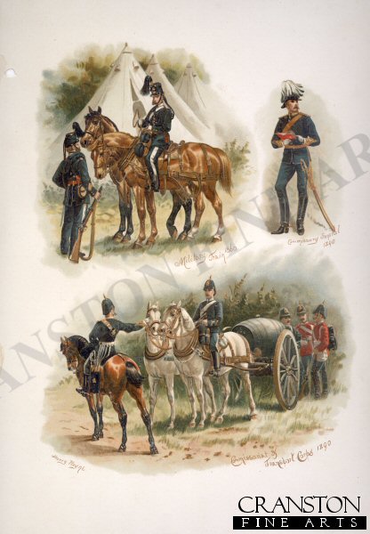 Commissariat and Transport Corps by Harry Payne. [Antique]