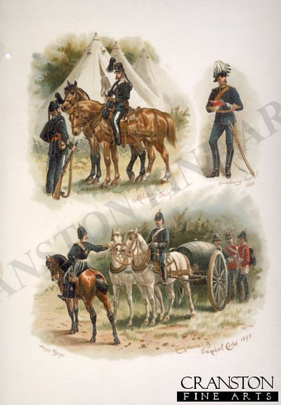 Commissariat and Transport Corps by Harry Payne. [Antique]