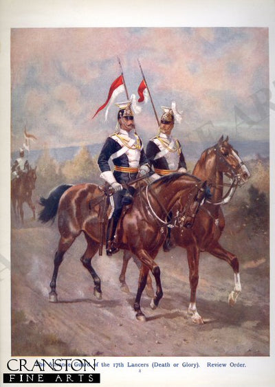 The Advance Guard of the 17th Lancers by Harry Payne. [Antique]