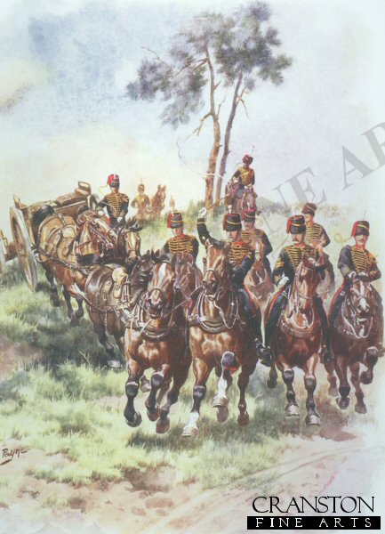 Royal Horse Artillery by Harry Payne. [Postcard]