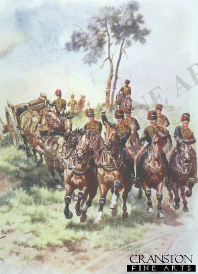 Royal Horse Artillery by Harry Payne. [Postcard]