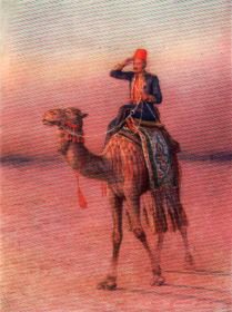General Gordon Approaching the City of Dara by Howard Davie [Antique]