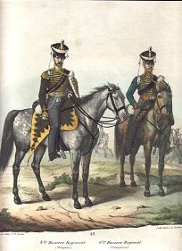 4tes Husaren Regiment (Trompeter) /  6tes Regiment (Unterofficier) [Antique]