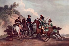 Capture of General Paget 1812 by M Dubourg after Atkinson