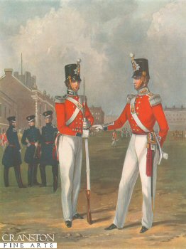The Hon. Artillery Company Officer and Private by J Harris after H Martens 1848