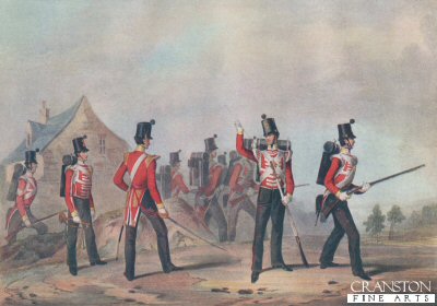 Regiments of Light Infantry (Showing the 90th Light Infantry) by J H Lynch after M A Haye