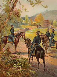 US Army Generals 1864 by Werner [Antique]