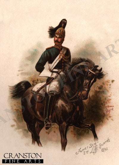 Farrier Sergeant, 2nd Life Guard, 1890 by Harry Payne. [Postcard]
