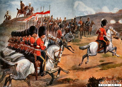 2nd Dragoons - Royal Scots Greys - Review Order. [Postcard]