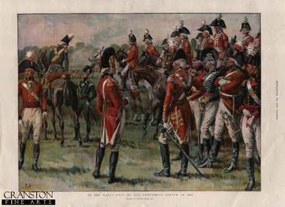 In the Early Days of our Century - A Review in 1800 by Frank Dadd. [Antique]