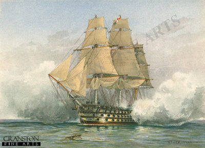 The Victory - Launched 1765 by W Fred Mitchell. [Postcard]