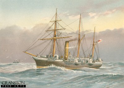 HMS Nymphe by W Fred Mitchell [Antique]