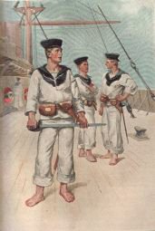 A Boarding Party by Christian Symons [Antique]