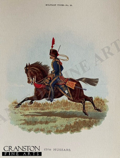15th Hussars by Richard Simkin [Antique]