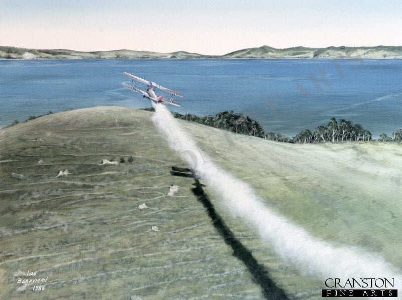 Top Dressing in New Zealand (1) by Ivan Berryman. [Original Painting]