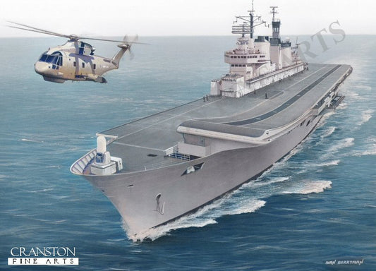 HMS Ark Royal by Ivan Berryman [Postcard]