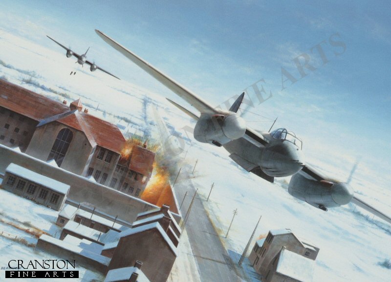 Breakout. Amiens Raid by Mosquitos by Ivan Berryman. [Postcard]