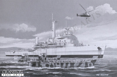 HMS Intrepid by Ivan Berryman [Original Painting]