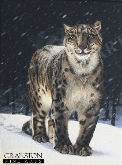 Snow Leopard by Ivan Berryman. [Original Painting]