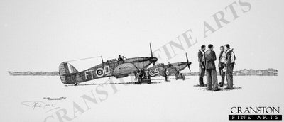 Hurricanes at the Ready by Graeme Lothian. [Original Drawing]