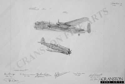 Bill Reid VC by Graeme Lothian. [Original Drawing]