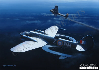 Blenheim Mk.IVF of No.68 Sqn by Ivan Berryman. [Original Painting]