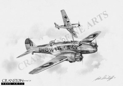 Coastal Command - Avro Anson Mk.I by Ivan Berryman. [Original Drawing]
