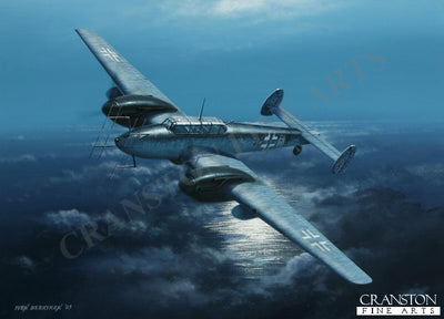 Messerschmitt Bf.110G4b/R3 by Ivan Berryman. [Postcard]