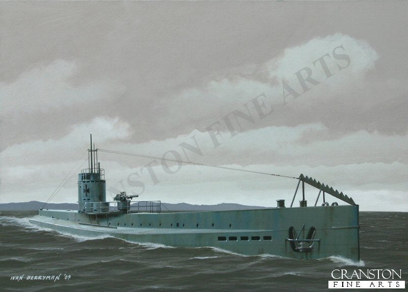 Kapitanleutnant Lothar von Arnauld de la Periere, U-35 by Ivan Berryman. [Original Painting]