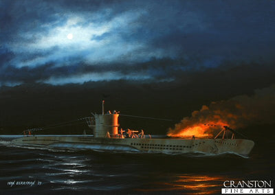 U-99 by Ivan Berryman. [Postcard]