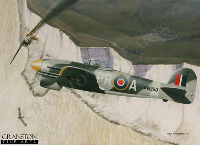 F/Lt J R Baldwin by Ivan Berryman. [Postcard]