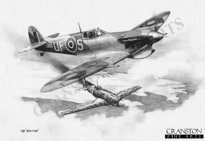 Victory Over Malta by Ivan Berryman. [Original Drawing]